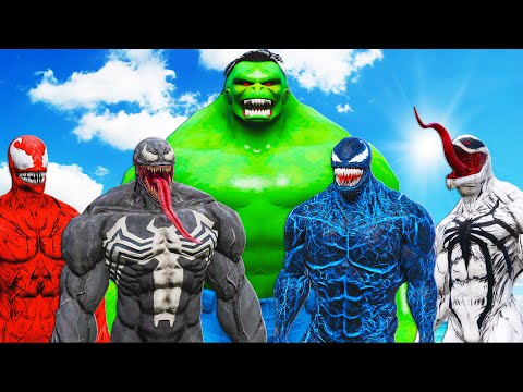 Видео: халк 2099 против армии яда - эпическая битва