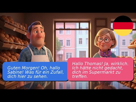 Видео: 5 простых диалогов на немецком языке A1 A2 Действия в магазине