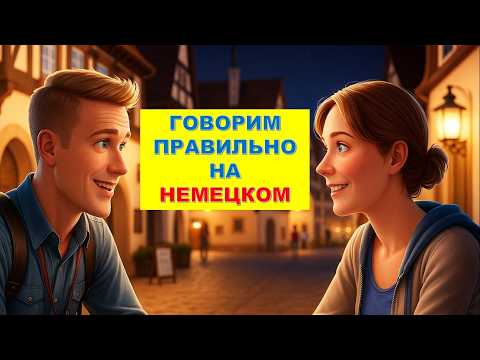 Видео: НЕМЕЦКИЙ ПЕРЕД СНОМ | Как правильно говорить с немцами? Говорим  красиво и правильно с немцами!