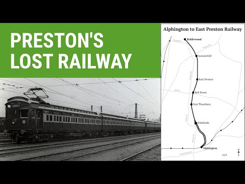 Видео: Железная дорога Альфингтон — Ист-Престон
