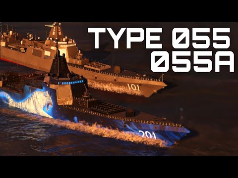 Видео: TYPE 055A / TYPE 055 NANCHANG | ЭСМИНЦЫ СЕРИИ ТИП 055 | ОБЗОР | Modern Warships | Модерн Варшипс