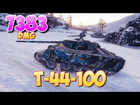 Видео: Т-44-100 - 5 Фрагов 7.3K Урона • Это любовь! • Мир Танков
