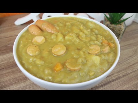 Видео: Рецепт бабушкиного горохового супа с колбасой и картошкой, просто и вкусно