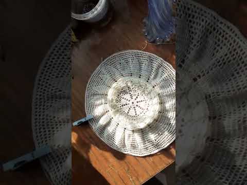 Видео: Как укрепить поля вязаной шляпы. #мкповязанию