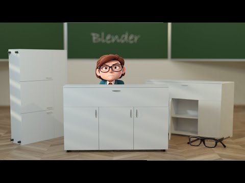 Видео: Хитрости создания 3D мебели в Blender: DIY Уроки по Моделированию