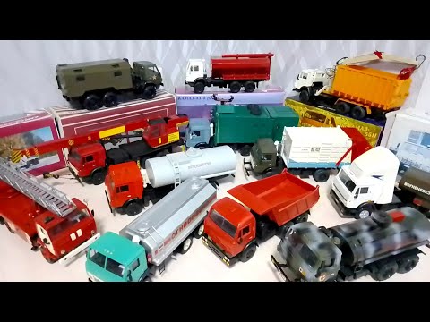 Видео: КАМАЗы - Конверсии 1:43 из коллекции