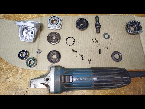 Видео: Капремонт болгарки Makita.