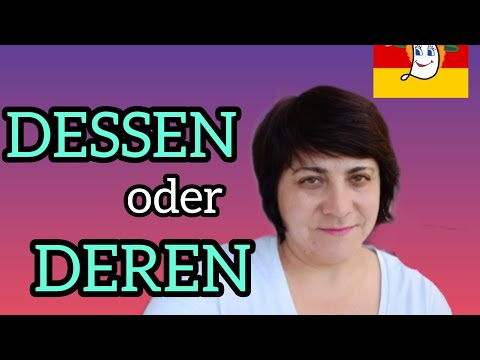 Видео: Dessen oder deren, Relativsätze + Д/з.