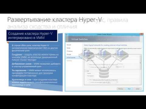 Видео: Кластеризация Hyper V