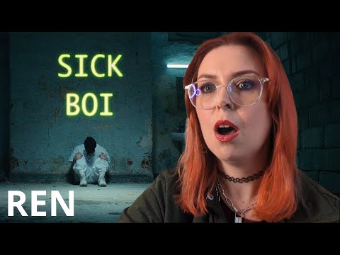 Видео: Она впервые услышала Sick Boi в исполнении Рена