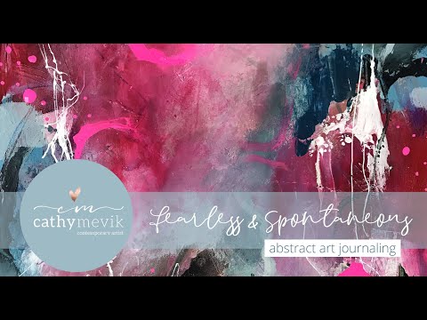 Видео: Урок абстрактного искусства № 14 | Интуитивная и экспрессивная живопись