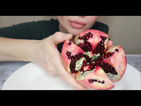 Видео: 🤤/ASMR/ Гранат/ Звуки Еды