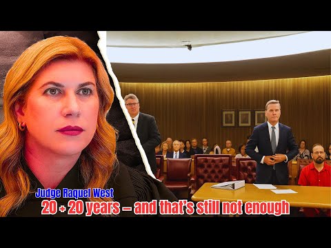 Видео: «Слёзы в суде: судья Ракель Уэст выносит эмоциональный приговор: 40 лет тюрьмы»