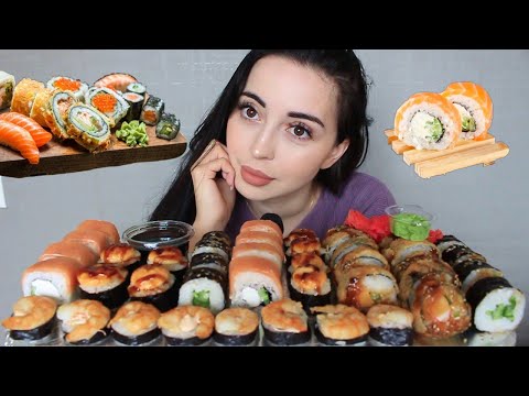 Видео: ВСТРЕТИЛА ХЕЙТЕРА НА УЛИЦЕ/ Mukbang Суши 🍣 Роллы / Айка Эмилли