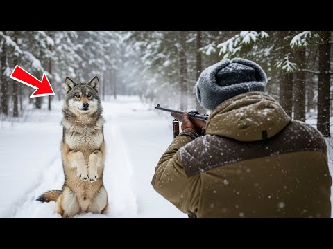 Видео: Волк нашёл охотника, который когда-то спас его — и попросил помощи так, что мороз по коже