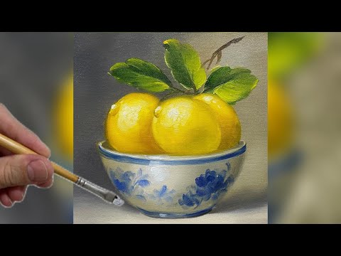 Видео: НАТЮРМОРТ / ЖИВОПИСЬ ШАГ ЗА ШАГОМ / ИЗУЧЕНИЕ СВЕТА И ГЛУБИНЫ