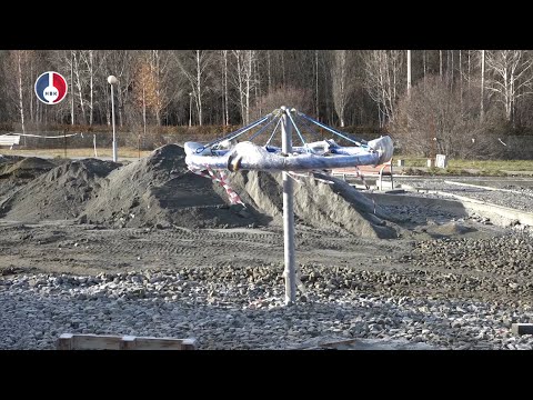 Видео: Работы на игровом комплексе «Сказка» затягиваются