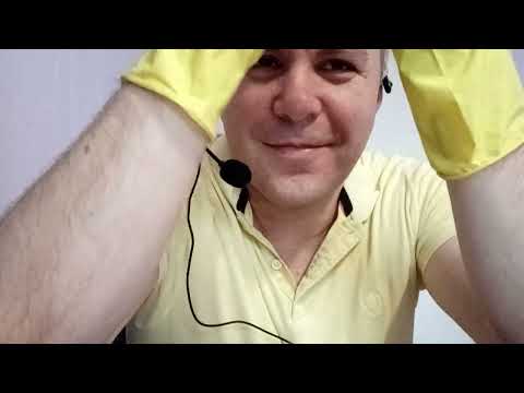 Видео: ASMR. МАССАЖ ГОЛОВЫ В ПЕРЧАТКАХ