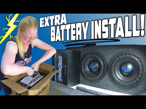 Видео: Подключение дополнительного аккумулятора автомагнитолы к сабвуферу моей девушки мощностью 3000 Вт...