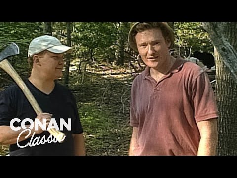 Видео: Конан и Энди отправляются в поход | Поздняя ночь с Конаном О’Брайеном
