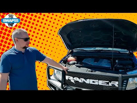 Видео: Свап Ford Ranger  с двигателем 3 UZ.  Сделано в Омске.