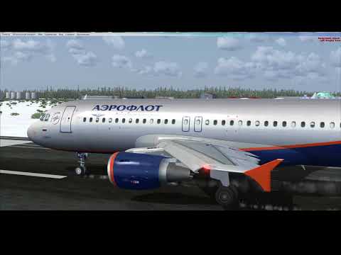 Видео: Airbus A320 обещанный полет Салехард-Омск. Microsoft Flight Simulator X
