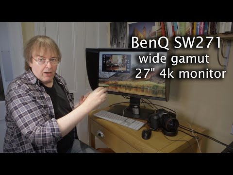 Видео: Обзор монитора BenQ Sw271. 27-дюймовый 4K-дисплей с широким цветовым охватом, аппаратной калибров...