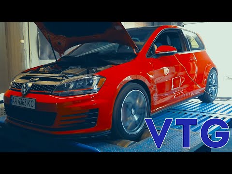 Видео: Прошивка чип тюнинг Golf 7 GTI - Stage 2 VTG 335HP 490Nm.