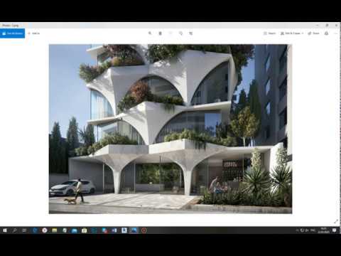 Видео: Скульптурный элемент на фасаде в виде паруса