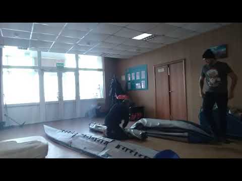 Видео: Мотокатамаран Екат разборка