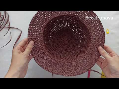 Видео: МК Бохо 6. Поля шляпы и укрепление регилином