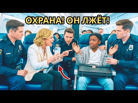 Видео: Белая пассажирка обвинила чернокожего мальчика в первом классе | Его ответ потряс всех