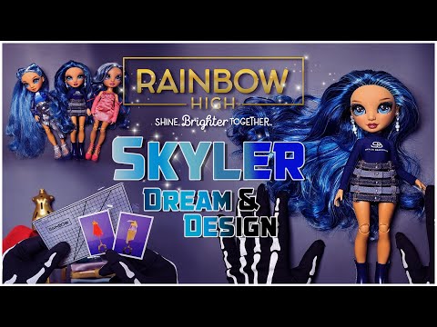 Видео: ✨Обзор набора Rainbow high ✨Skyler - Ателье✨