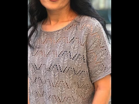 Видео: Бесподобные ажуры. Схемы вязания.