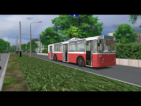 Видео: OMSI 2 - Мичурино TROLL. Маршрут №5 (+информатор)