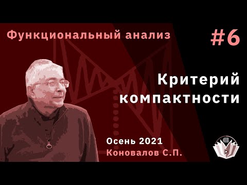 Видео: Функциональный анализ 6. Критерий компактности метрического пространства