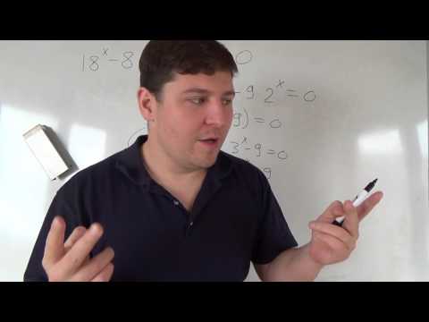 Видео: Алгебра 11 класс. 12 октября. Сложные показательные уравнения с заменой переменных