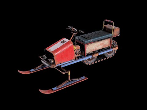 Видео: Как сделать снегоход из игры Rust