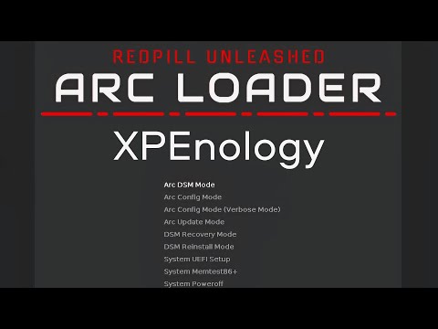 Видео: Самое полное описание всех пунктов меню загрузчика XPEnology ARC Loader 2.0.6