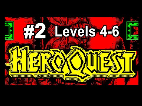 Видео: HeroQuest. Levels 04-06. ZX Spectrum. Прохождение [2/4]