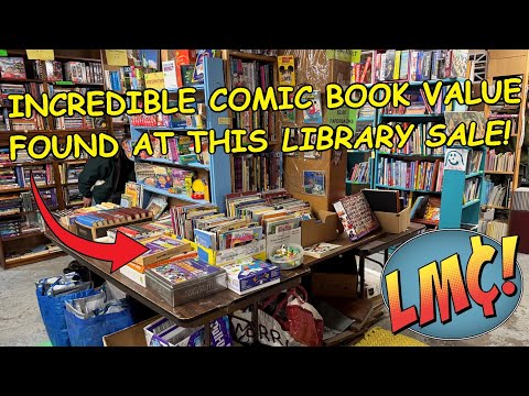 Видео: Стоимость комиксов, которые я нашел на этой распродаже в библиотеке, была БЕЗУМНОЙ!