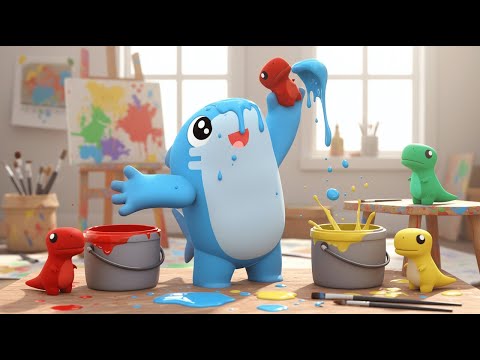 Видео: 🦈 Акулы поют песню цветов! 🌈🎵 | Веселые песни для детей! 🎉