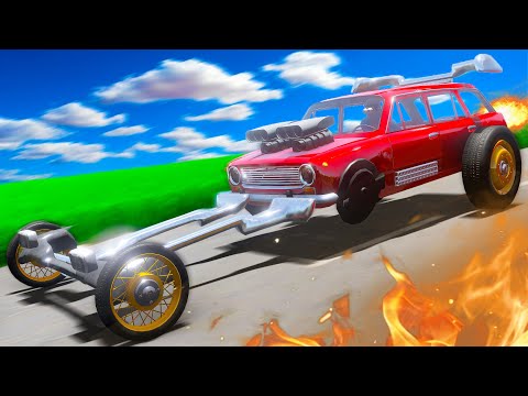 Видео: Я ПОСТРОИЛ ДРАГСТЕР С ПРИЦЕПОМ ИЗ ВАЗ-2102 В The Long Drive