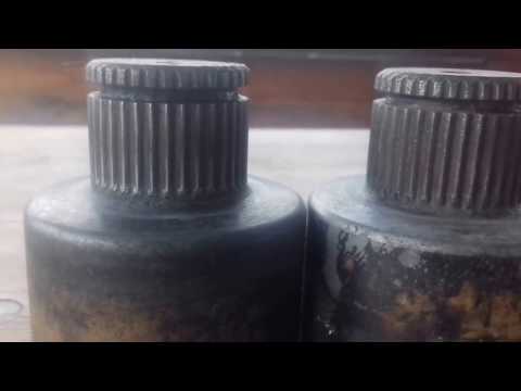 Видео: Снимаем гранату (шрус) на квадроцикле polaris самодельным съемником.