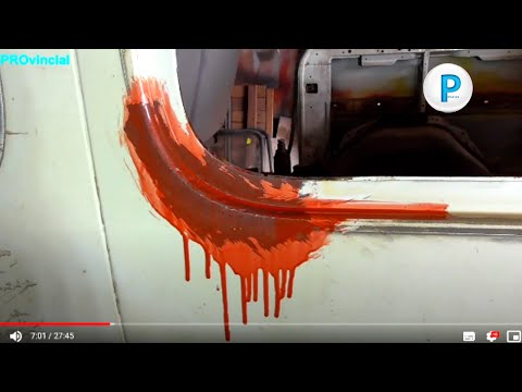 Видео: Гаражные будни - и пескоструй и грунты и герметик