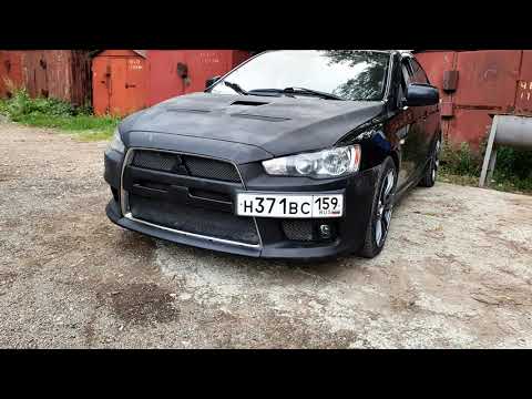 Видео: Установка переднего бампера на Лансер 10 в стиле EVO sailing