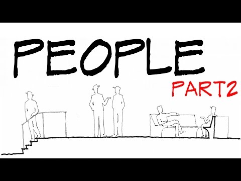 Видео: Человеческие фигуры для архитектурных эскизов. Часть 2 — Architecture Daily Sketches