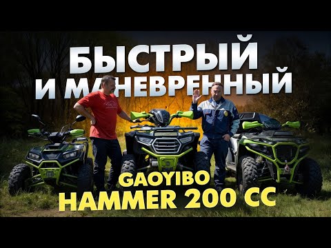 Видео: НОВИНКА! Квадроцикл ХАММЕР 200  доступный и проверенный!