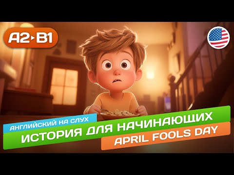 Видео: April Fools Day 🎧 Короткая история для продвинутых начинающих (А2-B1)