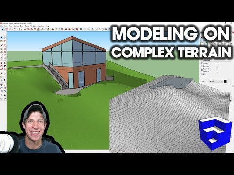 Видео: МОДЕЛИРОВАНИЕ СЛОЖНОЙ МЕСТНОСТИ в SketchUp